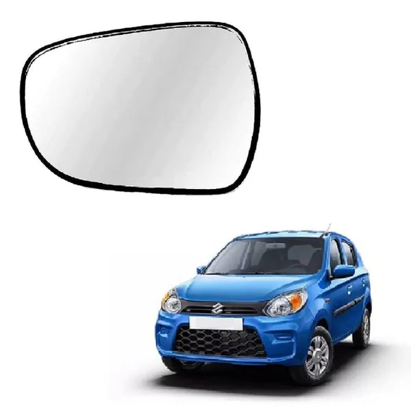Alto_800_K10_Ist_Gen_Size_3_Orvm_Left_Side_Mirror_Glass_With_Sub_Plate