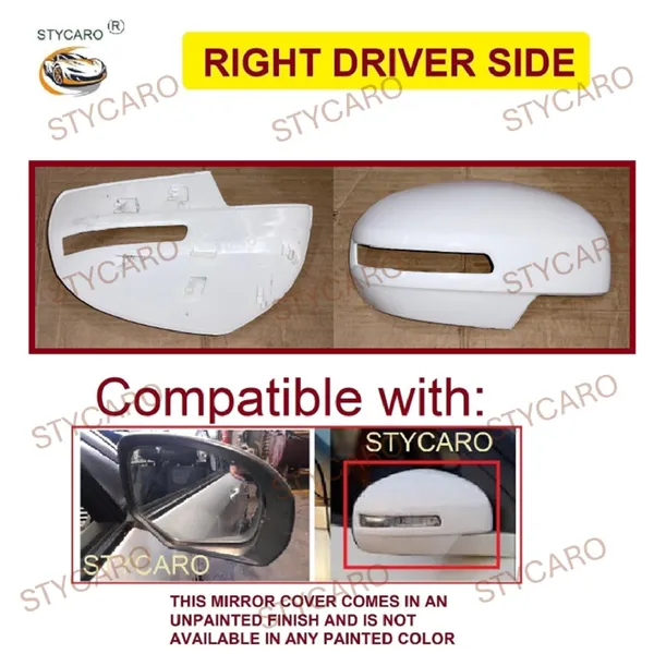 Ertiga_Ist_Gen_Right_Driver_Side_Mirror_Cover_With_Indicator_Cut_Wht
