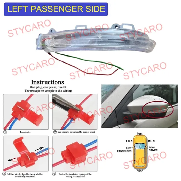 Tata_Bolt_Orvm_Left_Passenger_Side_Mirror_Indicator_Light