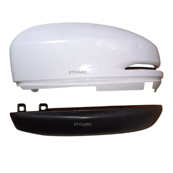 Wrv_1st_Gen_Orvm_Left_Passenger_Side_Mirror_Cover_With_Indicator_Cut_Wht