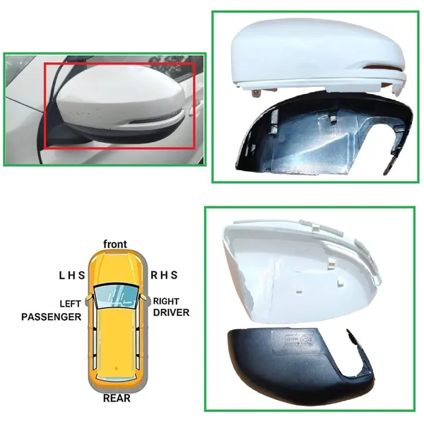 Amaze_Ist_Gen_Left_Passenger_Side_Mirror_Cover_With_Indicator_Cut_Wht