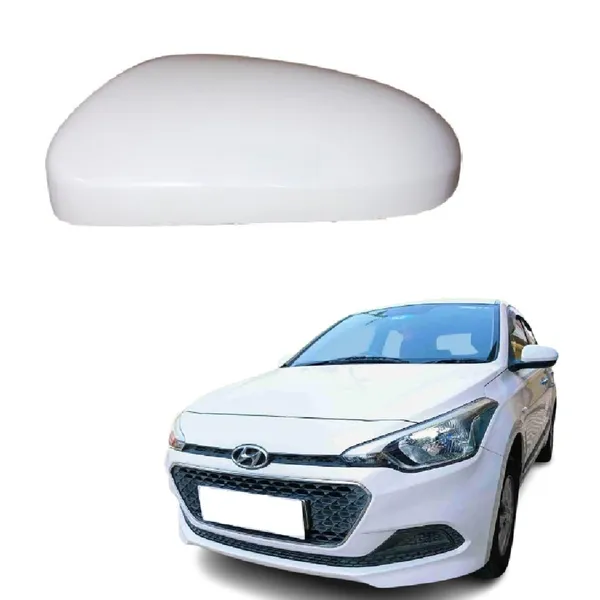 I20_2nd_Gen_Left_Passenger_Side_Mirror_Cover_No_Indicator_Cut_Wht