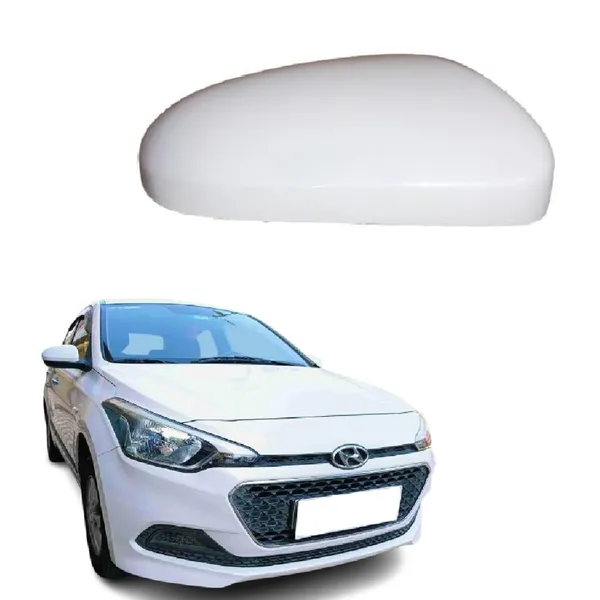 I20_2nd_Gen_Right_Driver_Side_Mirror_Cover_No_Indicator_Cut_Wht