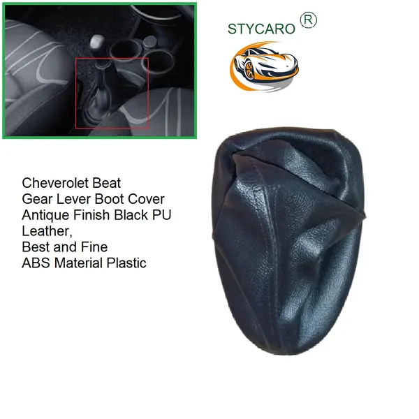 Beat_Gear_Shift_Lever_Cover_Boot_Black