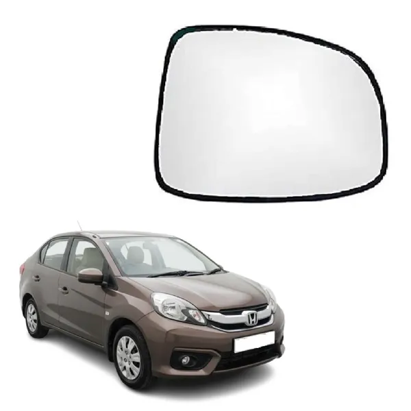 Amaze_1st_Gen_Size_3_Orvm_Right_Driver_Side_Mirror_Glass_With_Sub_Plate