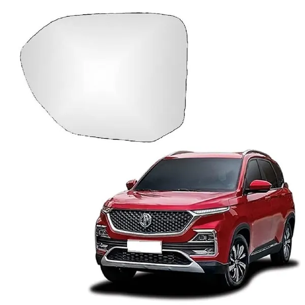 Mg_Hector_Orvm_Left_Passenger_Side_Mirror_Glass_With_Sub_Plate