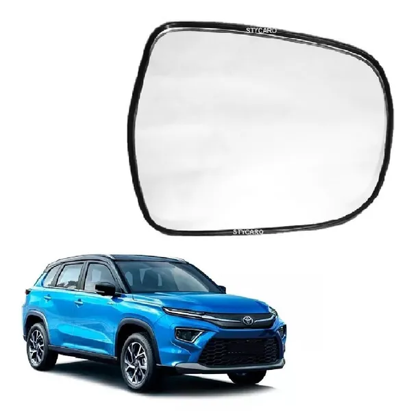 Hyryder_Orvm_Right_Driver_Side_Mirror_Glass_With_Sub_Plate