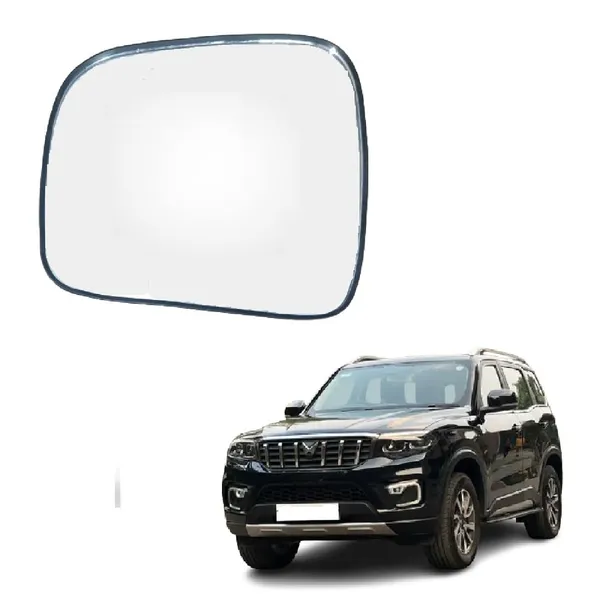 Scorpio_N_Orvm_Left_Passenger_Side_Mirror_Glass_With_Sub_Plate