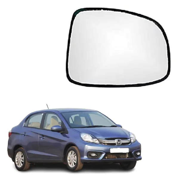 Amaze_Vx_Orvm_Right_Driver_Side_Mirror_Glass_With_Sub_Plate