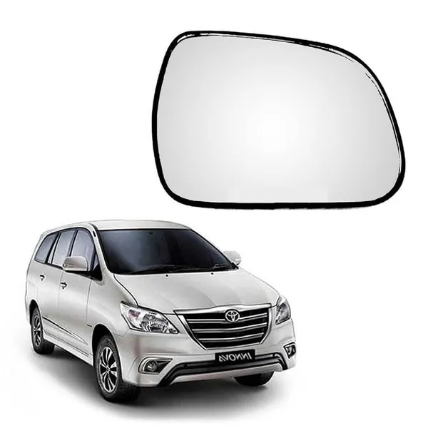 Innova_Orvm_Right_Driver_Side_Mirror_Glass_With_Sub_Plate
