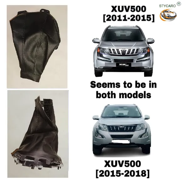 Xuv_500_Ist_2nd_Gen_Gear_Shift_Lever_Cover_Boot_Black