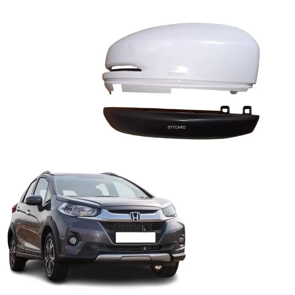 Cs_Wrv_1st_Gen_Orvm_Right_Driver_Side_Mirror_Cover_With_Indicator_Cut_Wht