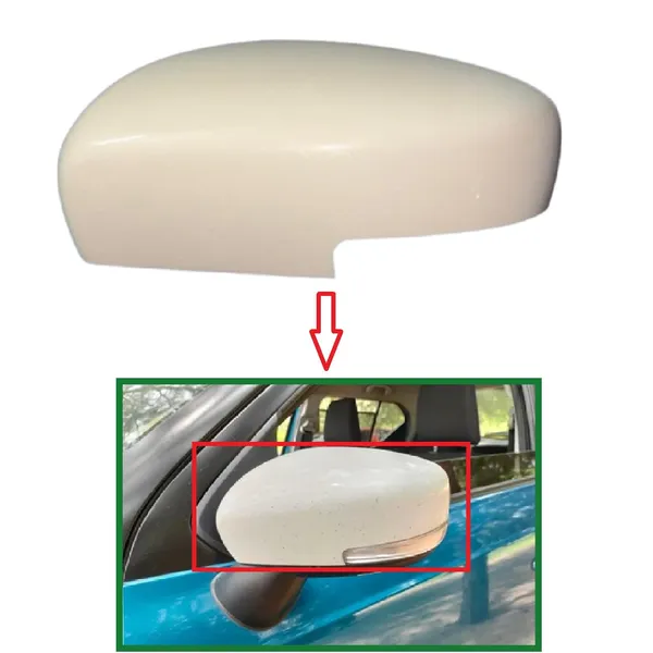 Ignis_1st_Gen_Orvm_Left_Passenger_Side_Mirror_Cover_With_Indicator_Cut_Wht
