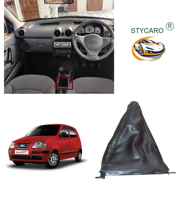 Santro_1st_Gen_Xing_2nd_Gen_Gear_Shift_Lever_Cover_Boot_Black
