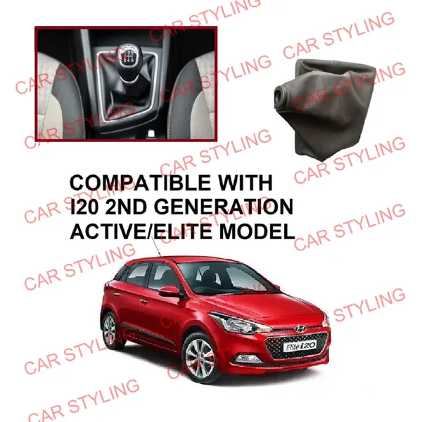 I20_2nd_Gen_Gear_Shift_Lever_Cover_Boot_Black