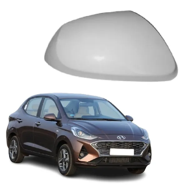 Aura_Ist_Gen_Orvm_Right_Driver_Side_Mirror_Cover_Cap_Wht