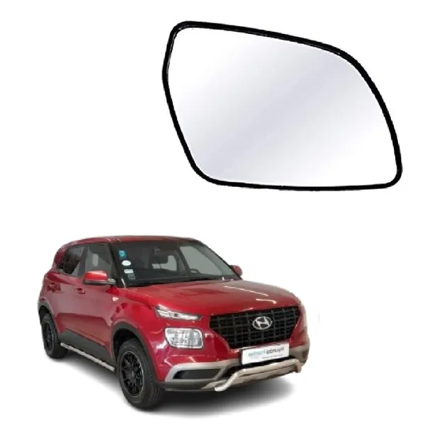 Product_Summary_Car_Styling_Orvm_Right_Driver_Side_Convex_Mirror_Glass_Sub_Mirror_Plate_Compatible_With_Venue_2019_2021_Model_Non_Heated_Easy_Fit_Replacement_Clear_Wide_Angle_View