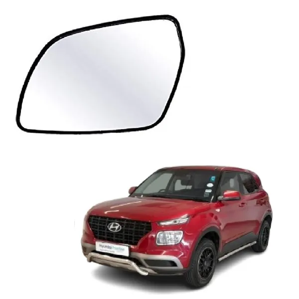 Product_Summary_Car_Styling_Orvm_Left_Passenger_Side_Convex_Mirror_Glass_Sub_Mirror_Plate_Compatible_With_Venue_2019_2021_Model_Non_Heated_Easy_Fit_Replacement_Clear_Wide_Angle_View