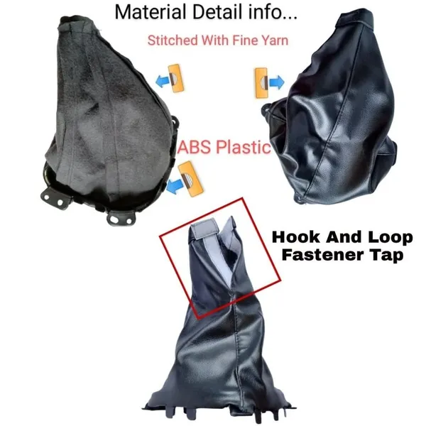 Xuv_500_Ist_2nd_Gen_Gear_Shift_Lever_Cover_Boot_Black