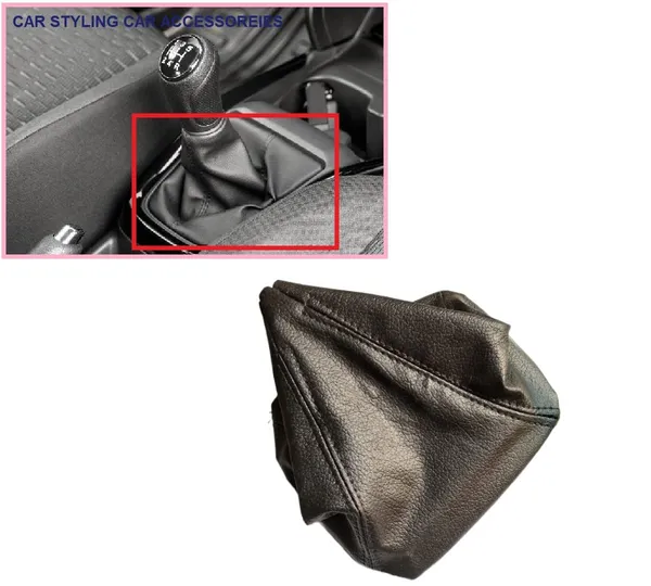 Swift_Swift_Dzire_3rd_4th_Gen_Gear_Shift_Lever_Cover_Boot_Black