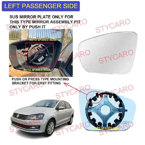 Vento_2nd_Gen_Size_2_Orvm_Left_Passenger_Side_Mirror_Glass_With_Sub_Plate