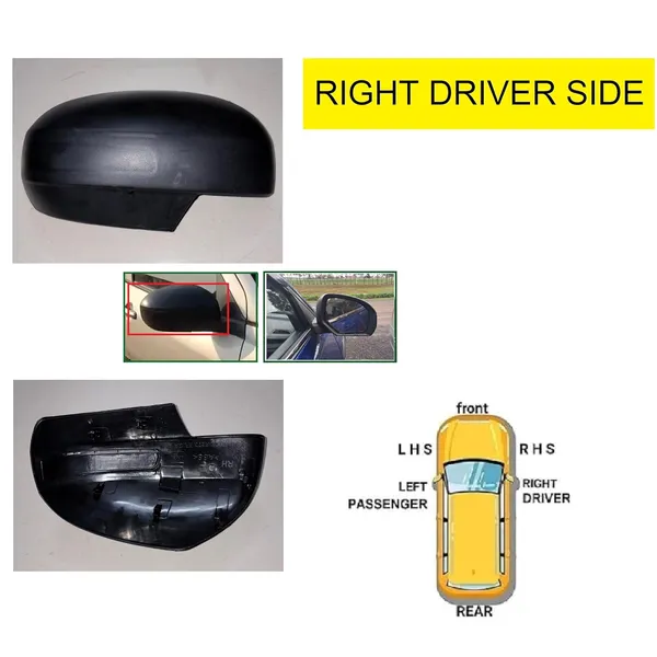 Swift_2nd_Gen_Orvm_Right_Driver_Side_Mirror_Cover_No_Indicator_Cut_Blk