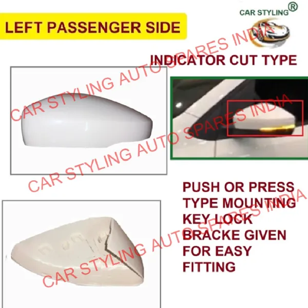 Polo_Vento_2nd_Gen_Left_Passenger_Side_Mirror_Cover_With_Indicator_Cut_Wht