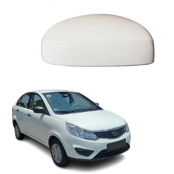 Tata_Zest_Orvm_Right_Driver_Side_Mirror_Cover_No_Indicator_Cut_Wht