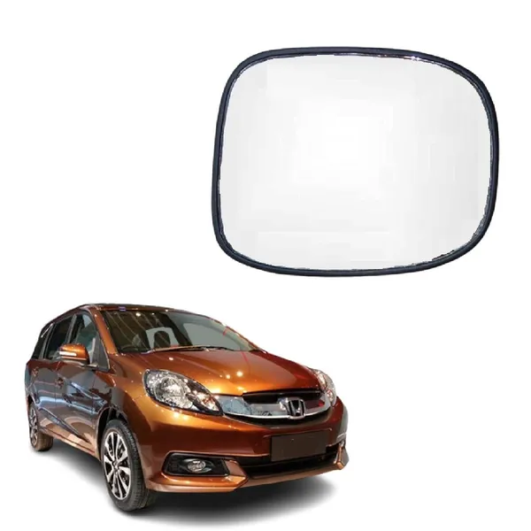 Mobilio_Ist_Gen_Size_2_Orvm_Right_Driver_Side_Mirror_Glass_With_Sub_Plate