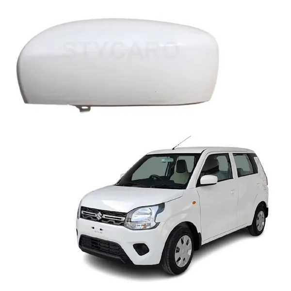 Wagon_R_3rd_Gen_Left_Passenger_Side_Mirror_Cover_No_Indicator_Cut_Wht