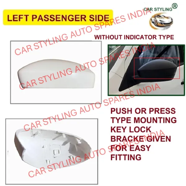 Cs_Tata_Tiago_Orvm_Left_Passenger_Side_Mirror_Cover_No_Indicator_Cut_Wht
