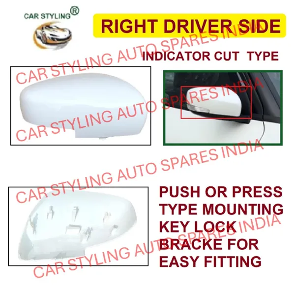 Swift_3rd_Gen_Orvm_Right_Side_Mirror_Cover_With_Indicator_Cut_Wht