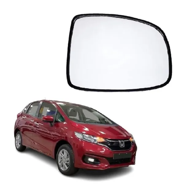 Jazz_2nd_Gen_Size_3_Orvm_Right_Driver_Side_Mirror_Glass_With_Sub_Plate