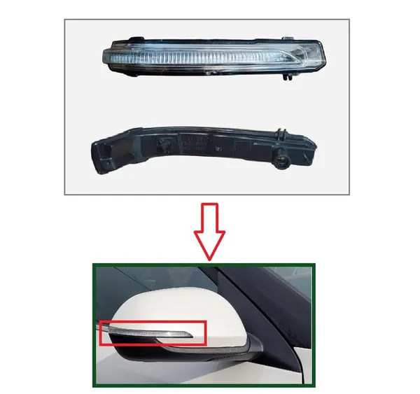 Seltos_Right_Driver_Side_Mirror_Indicator_Light_With_Scotch_Lock