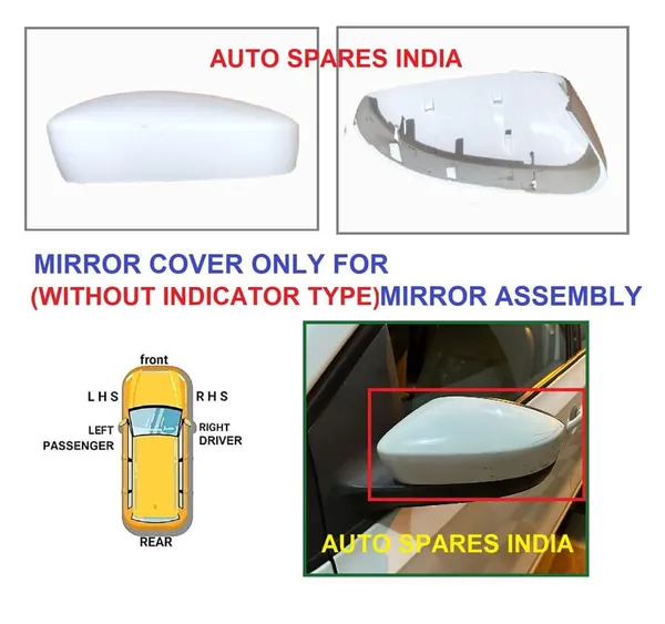 Polo_Vento_1st_Gen_Left_Passenger_Side_Mirror_Cover_No_Indicator_Cut_Wht