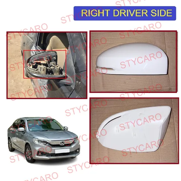 Amaze_2nd_Gen_Right_Driver_Side_Mirror_Cover_With_Indicator_Cut_Wht