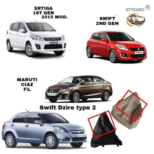 Swift_Swift_Dzire_Type_2_Ertiga_Ciaz_Gear_Shift_Lever_Cover_Boot_Bieze