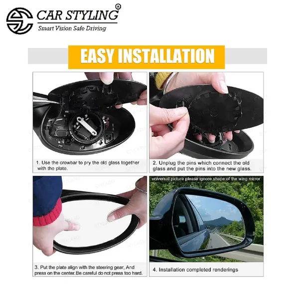 Product_Summary_Car_Styling_Orvm_Right_Driver_Side_Convex_Mirror_Glass_Sub_Mirror_Plate_Compatible_With_Exter_2023_Present_Non_Heated_Easy_Fit_Replacement_Clear_Wide_Angle_View