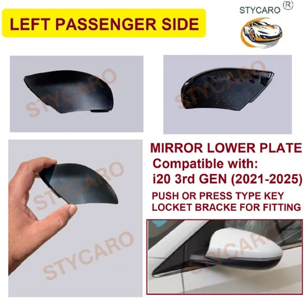 I20_3rd_Gen_N_Line_Orvm_Left_Passenger_Side_Mirror_Lower_Cover_Cap