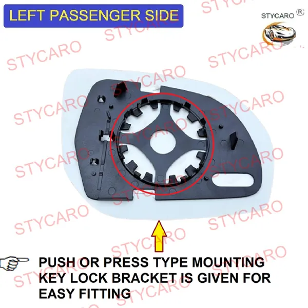 H_Santa_Fe_3rd_Gen_2013_17_Orvm_Left_Passenger_Side_Mirror_Glass_Sub_Plate