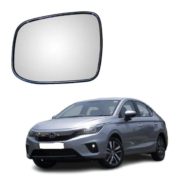 H_City_7th_Gen_Orvm_Left_Passenger_Side_Mirror_Glass_With_Sub_Plate