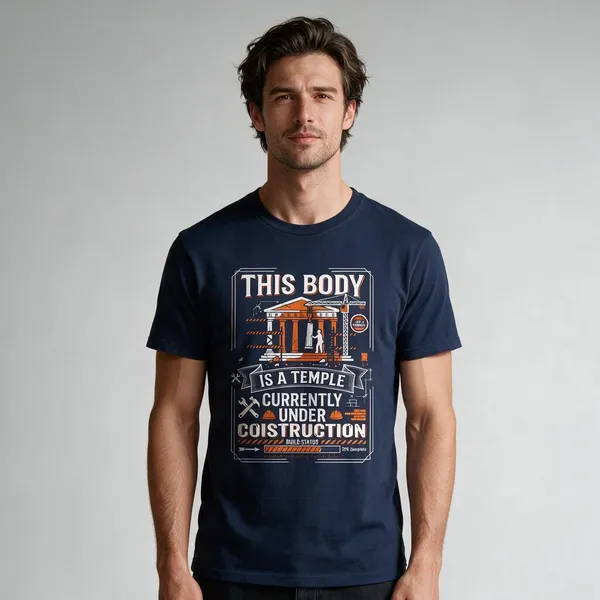 Navy_Graphic_Regular_Fit_Crew_Neck_T-Shirt_For_Unisex