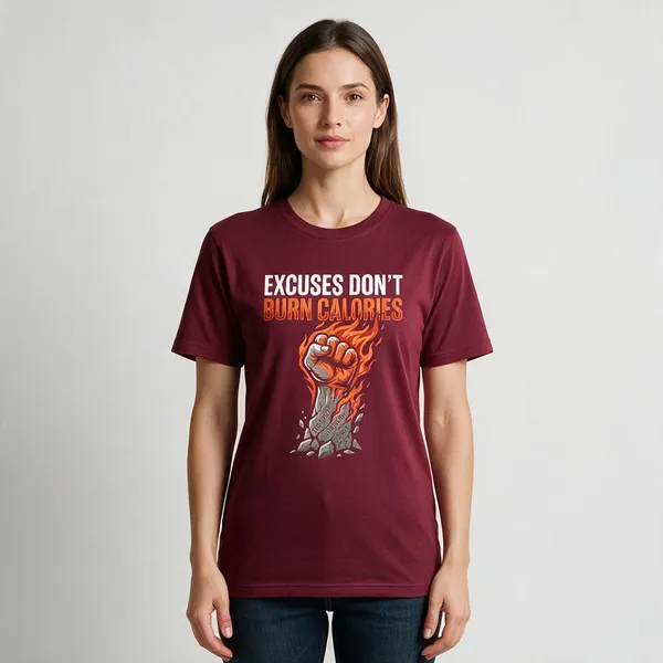 Maroon_Graphic_Print_Regular_Fit_Round_Neck_T-Shirt_For_Unisex