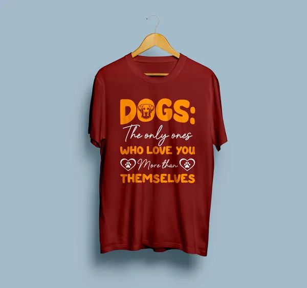 Maroon_Graphic_Print_T-Shirt_for_unisex