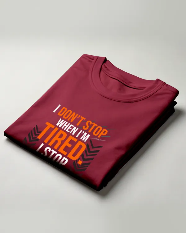Maroon_Graphic_Print_Relaxed_Fit_Round_Neck_T-Shirt_For_Unisex