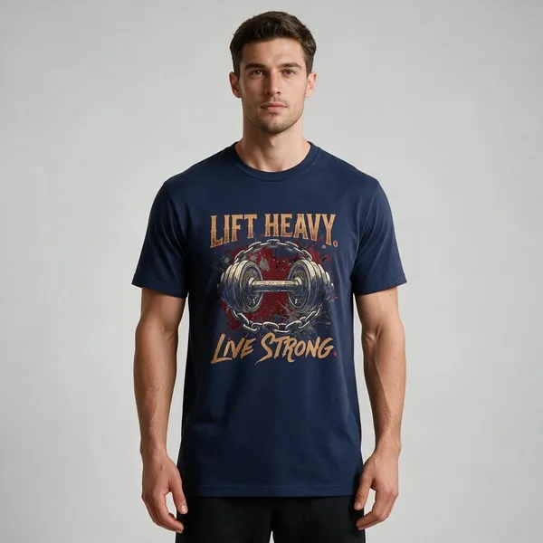 Navy_Cotton_Graphic_Round_Neck_T-Shirt_For_Unisex