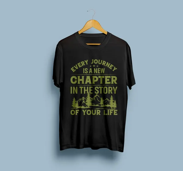 Black_Graphic_Round_Neck_T-Shirt_for_unisex