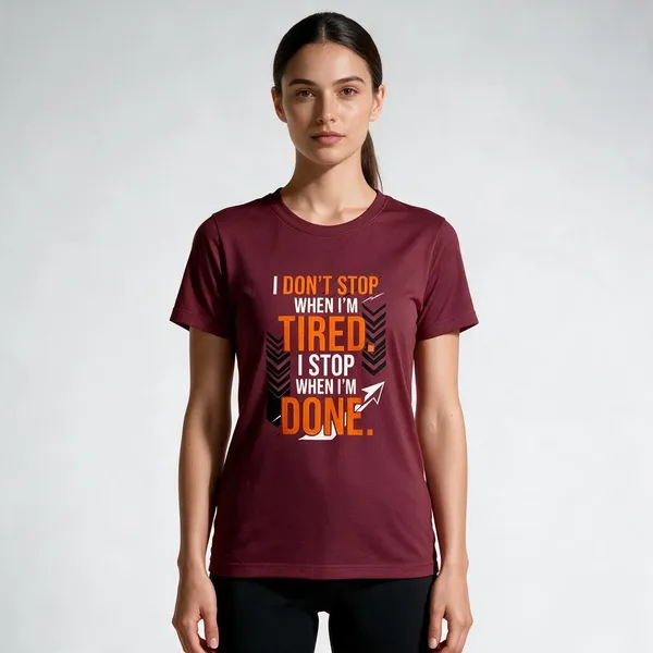 Maroon_Graphic_Regular_Fit_T-Shirt_For_Unisex