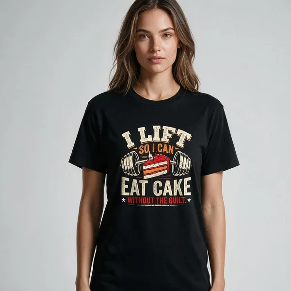 Black_Graphic_Print_Crew_Neck_T-Shirt_For_Unisex
