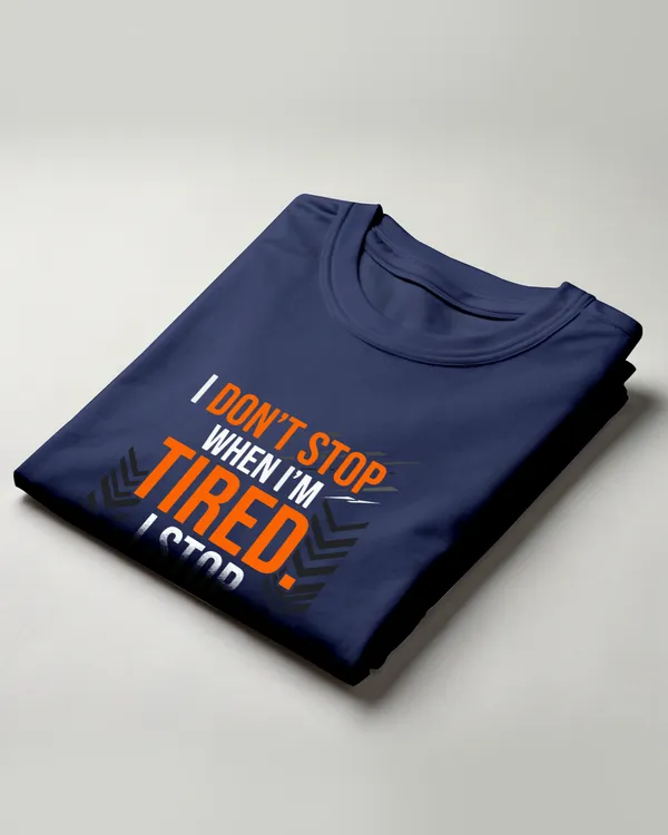 Navy_Graphic_Round_Neck_T-Shirt_For_Unisex